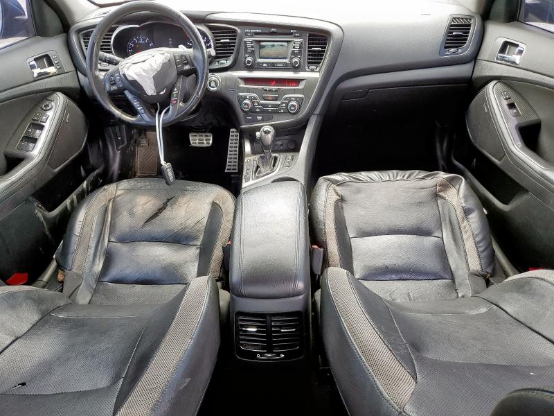 5XXGR4A66DG130755 - 2013 KIA OPTIMA SX Bleu photo 8