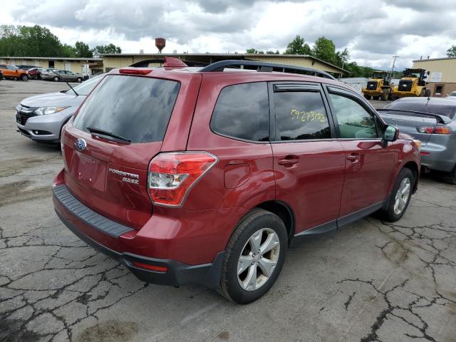 JF2SJADC2GH421280 - 2016 SUBARU FORESTER 2.5I PREMIUM RED photo 3