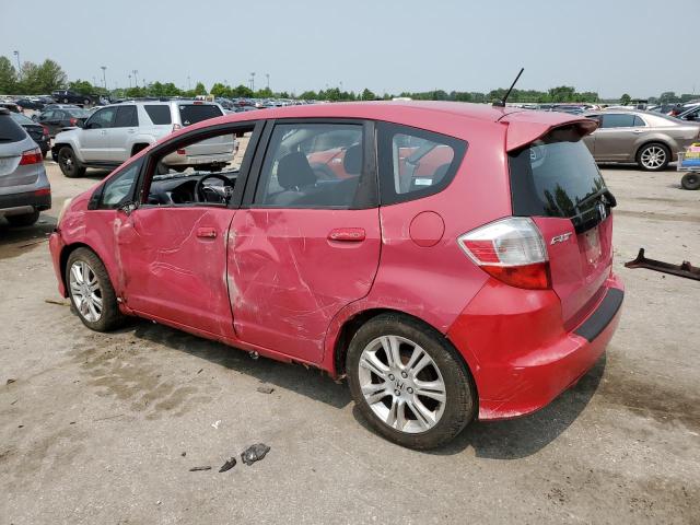 JHMGE88479S055924 - 2009 HONDA FIT SPORT RED photo 2