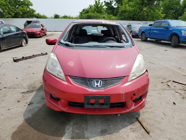 JHMGE88479S055924 - 2009 HONDA FIT SPORT RED photo 5