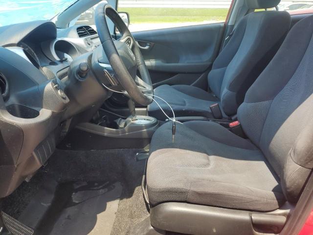 JHMGE88479S055924 - 2009 HONDA FIT SPORT RED photo 7