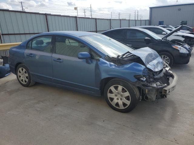 2HGFA16527H512804 - 2007 HONDA CIVIC LX BLUE photo 4