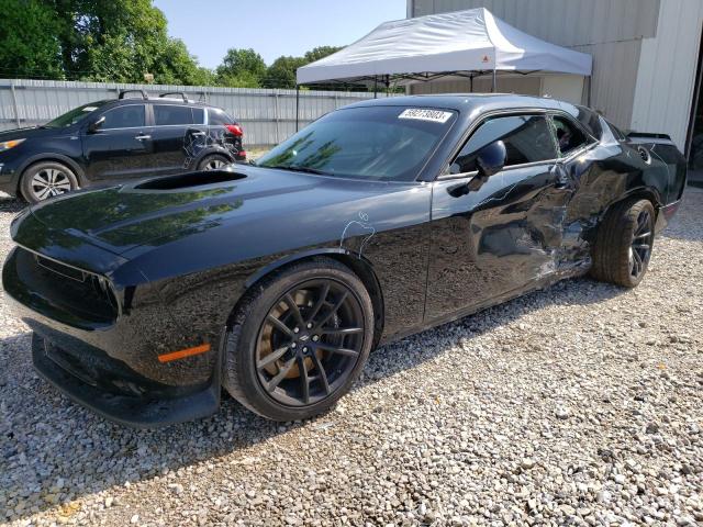 2C3CDZFJ9NH203997 - 2022 DODGE CHALLENGER R/T SCAT PACK BLACK photo 1