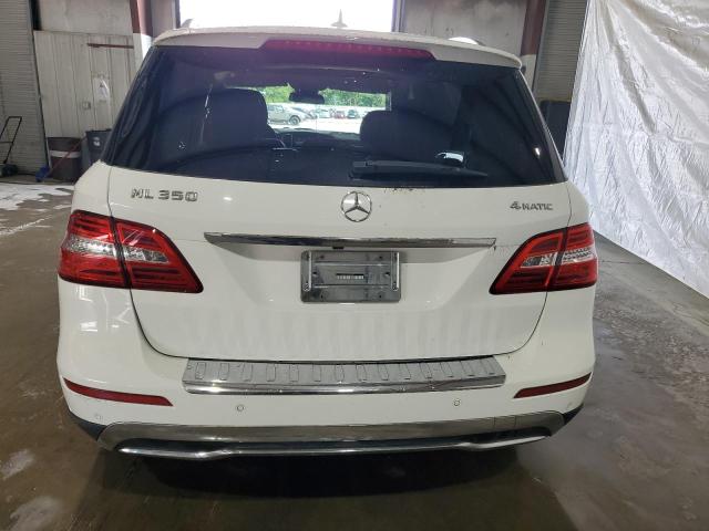 4JGDA5HB9EA404817 - 2014 MERCEDES-BENZ ML 350 4MATIC WHITE photo 6