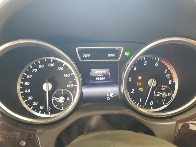 4JGDA5HB9EA404817 - 2014 MERCEDES-BENZ ML 350 4MATIC WHITE photo 9