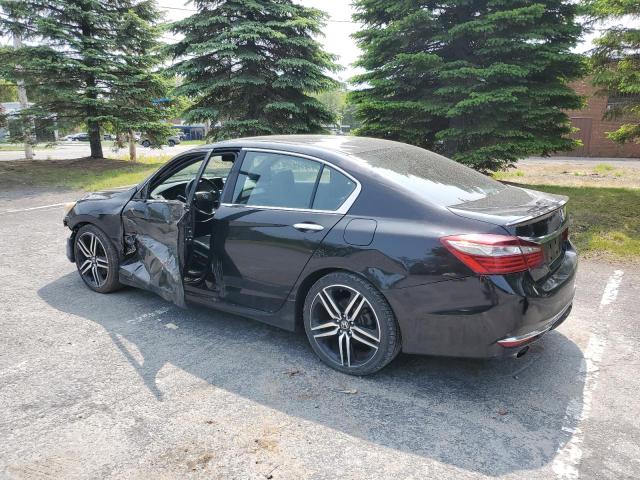 1HGCR2F51HA147940 - 2017 HONDA ACCORD SPORT أسود صورة 2