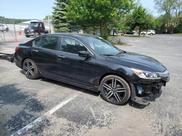 1HGCR2F51HA147940 - 2017 HONDA ACCORD SPORT أسود صورة 4