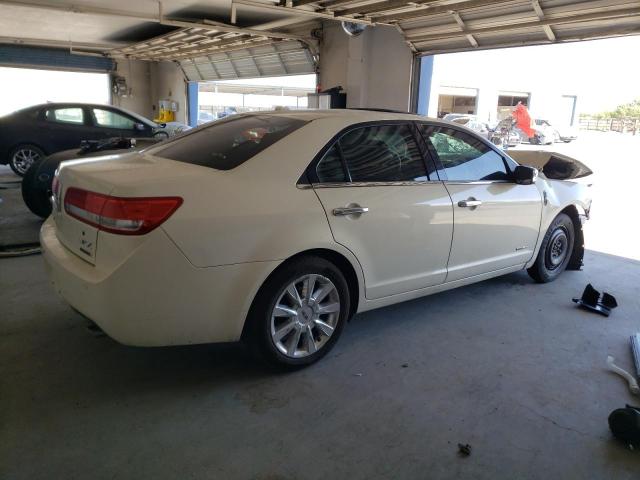 3LNDL2L3XCR804719 - 2012 LINCOLN MKZ HYBRID WHITE photo 3