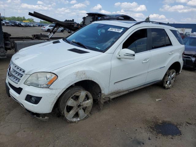 4JGBB8GB5BA684822 - 2011 MERCEDES-BENZ ML 350 4MATIC WHITE photo 1