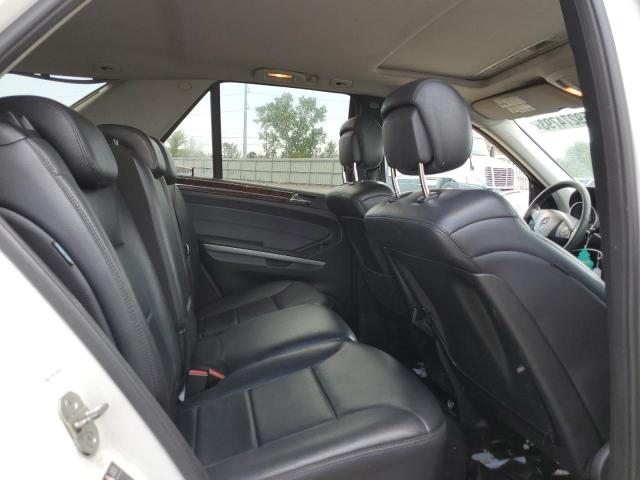 4JGBB8GB5BA684822 - 2011 MERCEDES-BENZ ML 350 4MATIC WHITE photo 10
