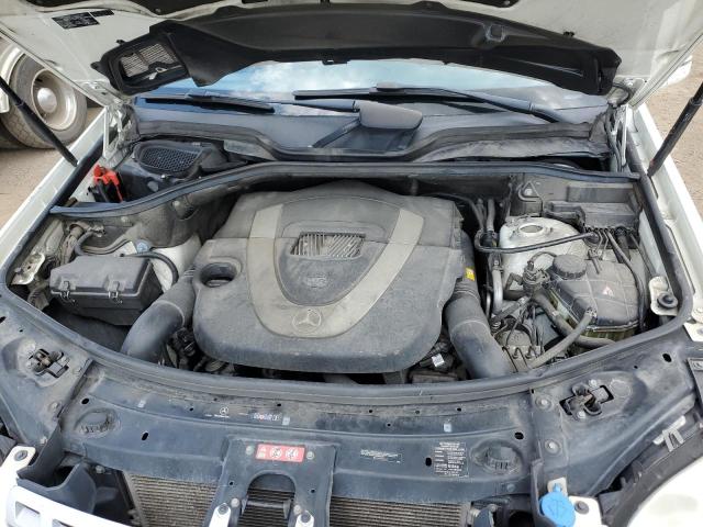 4JGBB8GB5BA684822 - 2011 MERCEDES-BENZ ML 350 4MATIC WHITE photo 11