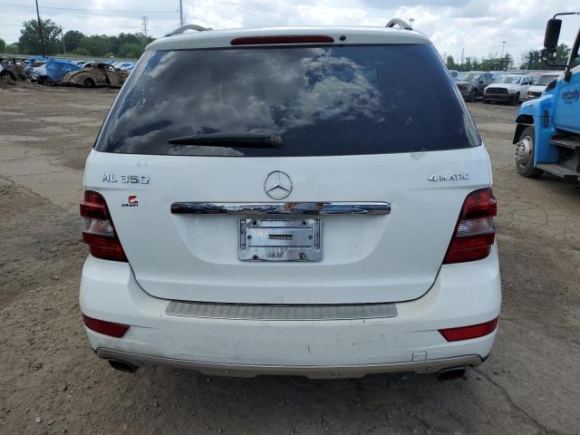 4JGBB8GB5BA684822 - 2011 MERCEDES-BENZ ML 350 4MATIC WHITE photo 6