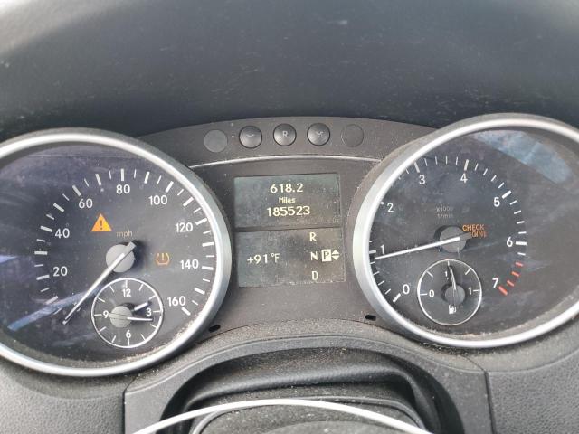 4JGBB8GB5BA684822 - 2011 MERCEDES-BENZ ML 350 4MATIC WHITE photo 9