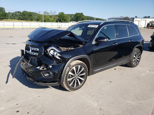 W1N4M4HB7MW152503 - 2021 MERCEDES-BENZ GLB 250 4MATIC BLACK photo 1