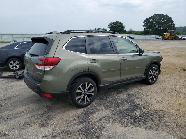 JF2SKASC8KH552478 - 2019 SUBARU FORESTER LIMITED GREEN photo 3