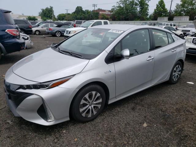 JTDKAMFP1M3174827 - 2021 TOYOTA PRIUS PRIM LE SILVER photo 1