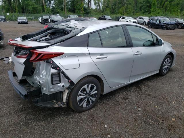 JTDKAMFP1M3174827 - 2021 TOYOTA PRIUS PRIM LE SILVER photo 3