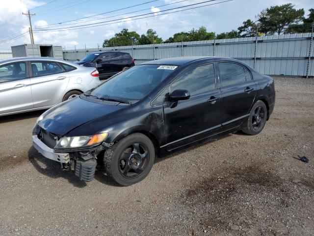 2HGFA16518H338970 - 2008 HONDA CIVIC LX BLACK photo 1