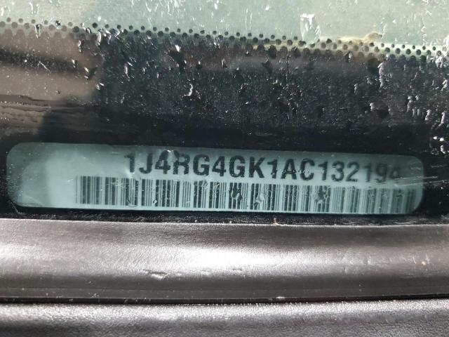 1J4RG4GK1AC132194 - 2010 JEEP COMMANDER SPORT Сріблястий фото 13