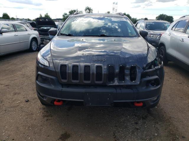 1C4PJMBS0FW716324 - 2015 JEEP CHEROKEE TRAILHAWK GRAY photo 5