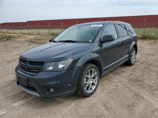 3C4PDCEG8JT381210 - 2018 DODGE JOURNEY GT GRAY photo 2