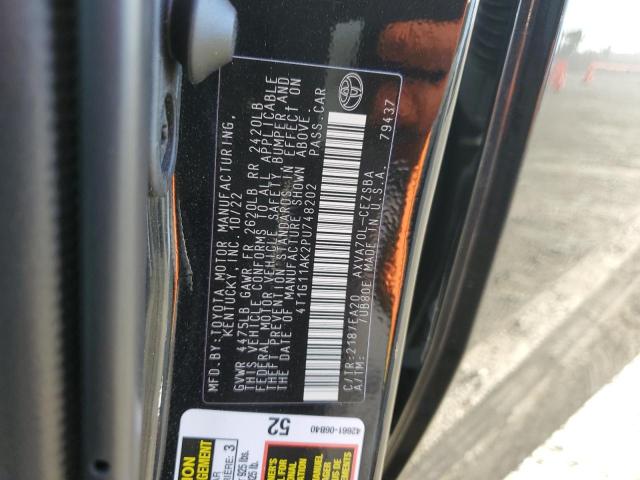 4T1G11AK2PU748202 - 2023 TOYOTA CAMRY SE NIGHT SHADE CHARCOAL photo 12