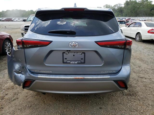 5TDKDRAH1PS035949 - 2023 TOYOTA HIGHLANDER L BLUE photo 6