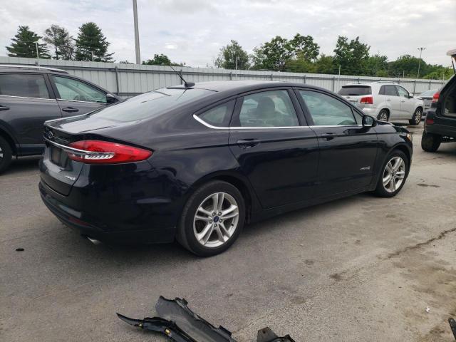 3FA6P0UU8JR243243 - 2018 FORD FUSION S HYBRID BLACK photo 3