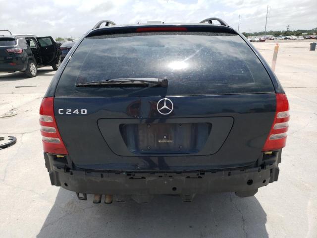 WDBRH61J34F466842 - 2004 MERCEDES-BENZ C 240 SPORTWAGON CHARCOAL photo 6