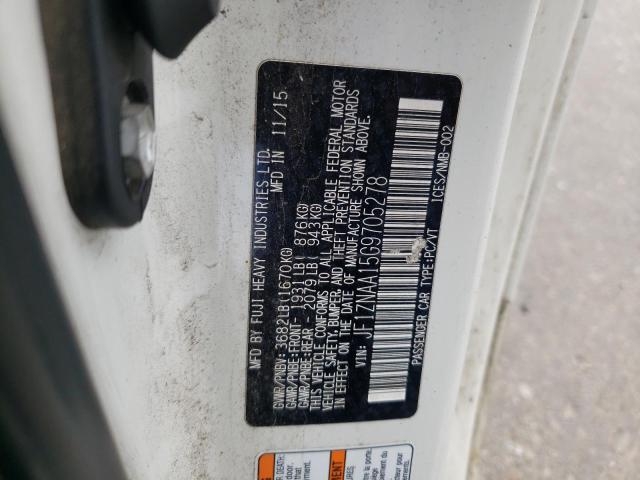 JF1ZNAA15G9705278 - 2016 TOYOTA SCION FR-S 白色 照片 12