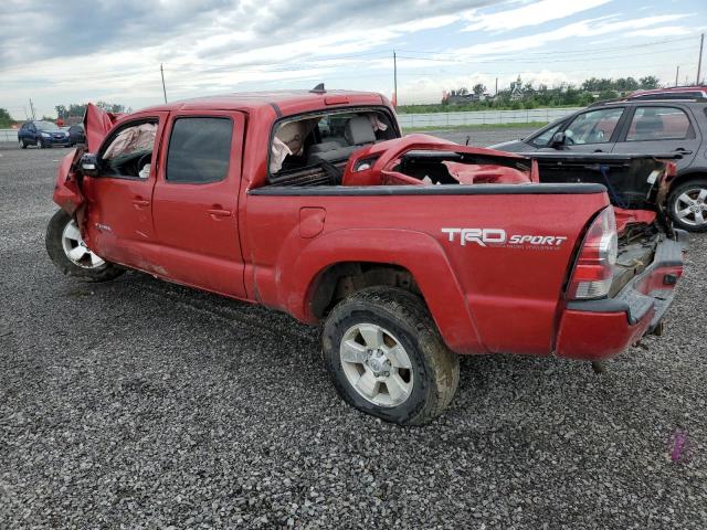5TFMU4FN2FX035459 - 2015 TOYOTA TACOMA DOUBLE CAB LONG BED RED photo 2