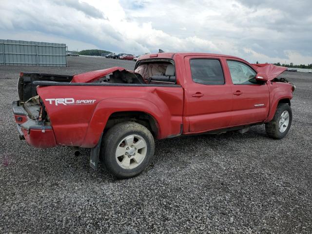 5TFMU4FN2FX035459 - 2015 TOYOTA TACOMA DOUBLE CAB LONG BED RED photo 3