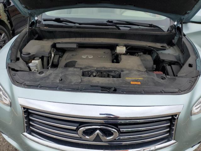 5N1AL0MN0EC522582 - 2014 INFINITI QX60 BLUE photo 12