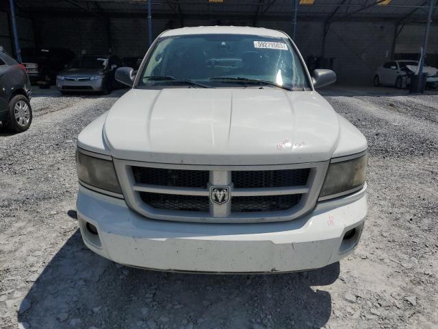 1D7RE3GK0BS579070 - 2011 DODGE DAKOTA SLT WHITE photo 5