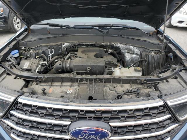 1FMSK8DH1LGB34363 - 2020 FORD EXPLORER XLT BLUE photo 12