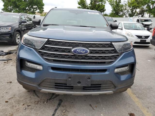 1FMSK8DH1LGB34363 - 2020 FORD EXPLORER XLT BLUE photo 5