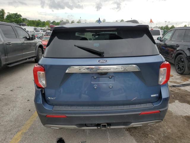 1FMSK8DH1LGB34363 - 2020 FORD EXPLORER XLT BLUE photo 6