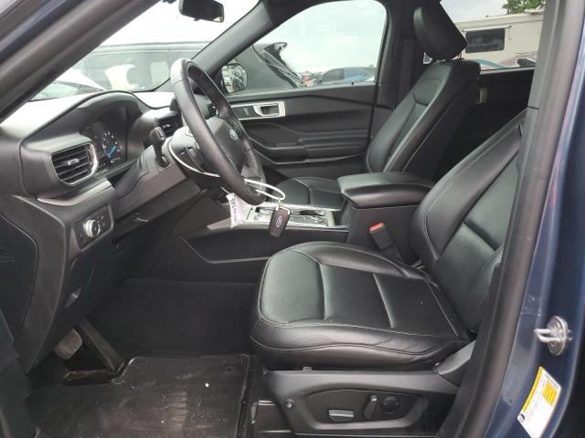 1FMSK8DH1LGB34363 - 2020 FORD EXPLORER XLT BLUE photo 7