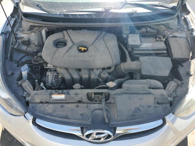 5NPDH4AE1CH138195 - 2012 HYUNDAI ELANTRA GLS SILVER photo 11