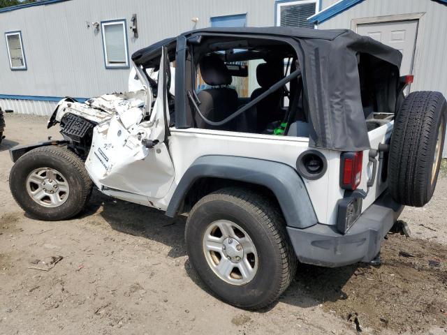 1C4AJWAG6CL212288 - 2012 JEEP WRANGLER SPORT WHITE photo 2