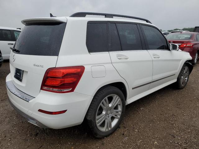WDCGG8JB7FG435570 - 2015 MERCEDES-BENZ GLK 350 4MATIC WHITE photo 3