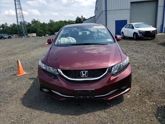 2HGFB2F96DH527663 - 2013 HONDA CIVIC EXL 栗色 照片 5