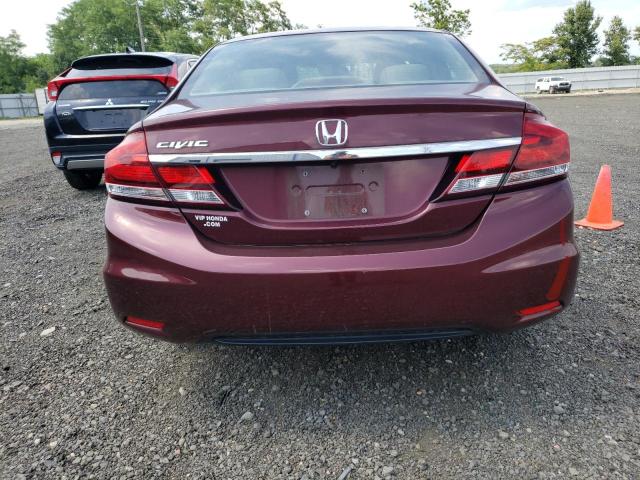 2HGFB2F96DH527663 - 2013 HONDA CIVIC EXL 栗色 照片 6