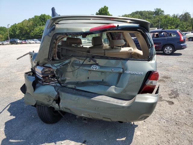 JTEHP21A670213008 - 2007 TOYOTA HIGHLANDER SPORT GREEN photo 6