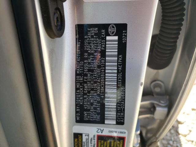 4T1BK3DB6BU401382 - 2011 TOYOTA AVALON BASE 银色 照片 13