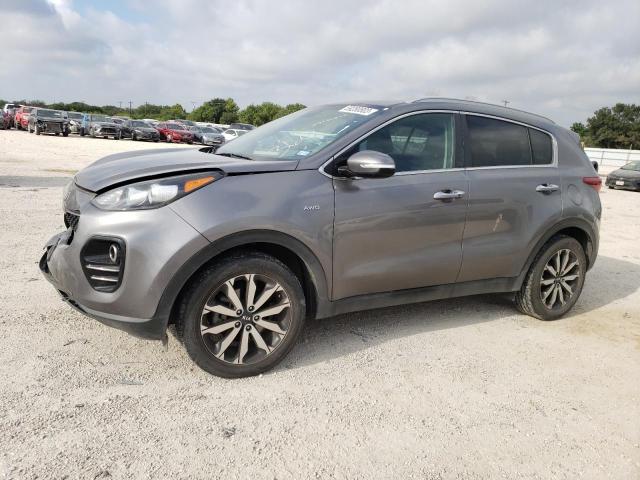 KNDPNCAC4J7434392 - 2018 KIA SPORTAGE EX GRAY photo 1