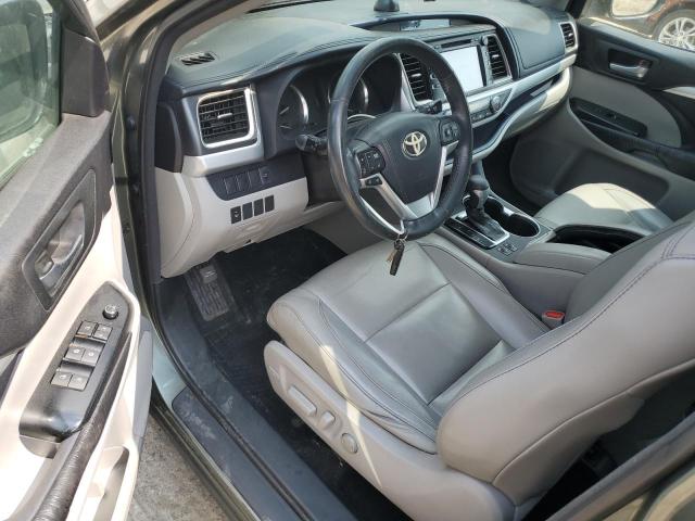 5TDJKRFH1FS199789 - 2015 TOYOTA HIGHLANDER XLE მწვანე ფოტო 8