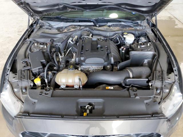 1FA6P8TH2F5381440 - 2015 FORD MUSTANG GRAY photo 11