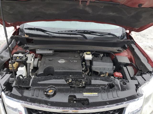 5N1AR2MM4FC703400 - 2015 NISSAN PATHFINDER S RED photo 12