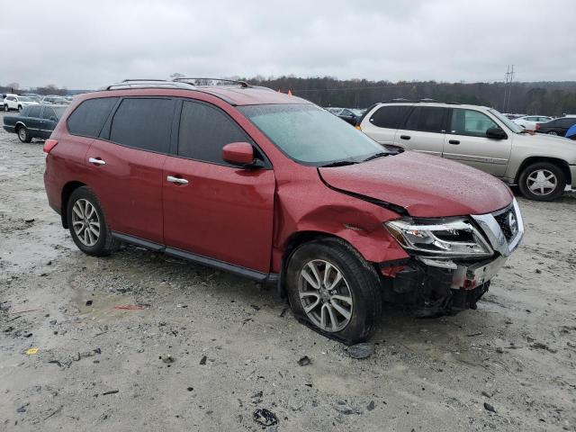 5N1AR2MM4FC703400 - 2015 NISSAN PATHFINDER S RED photo 4